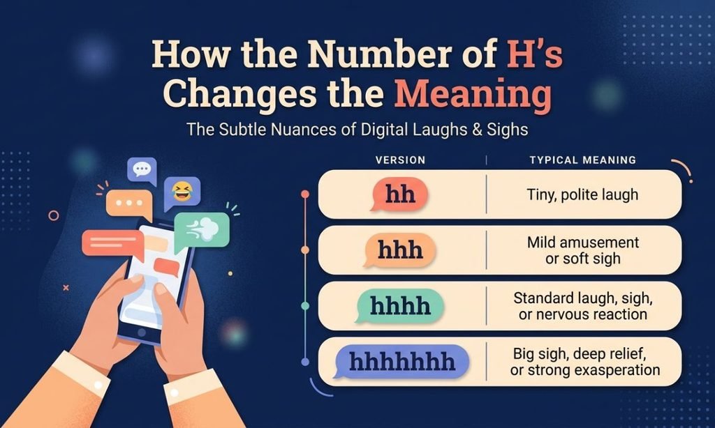 How the Number of H's Changes the Meaning
