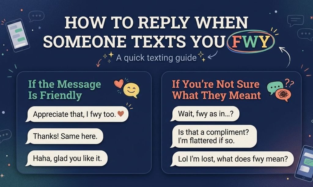 How to Reply When Someone Texts You Fwy