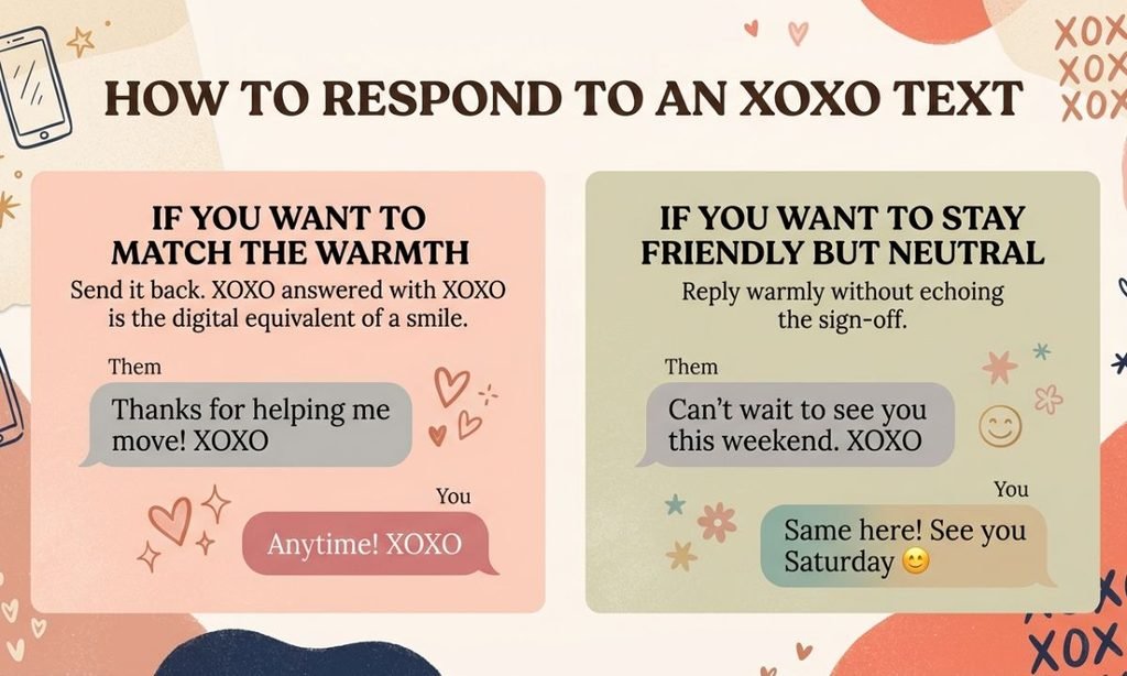 How to Respond to an XOXO Text
