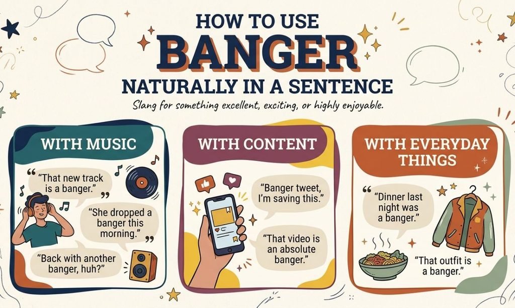 How to Use Banger Naturally in a Sentence