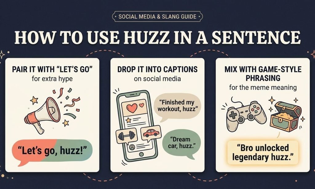 How to Use Huzz in a Sentence