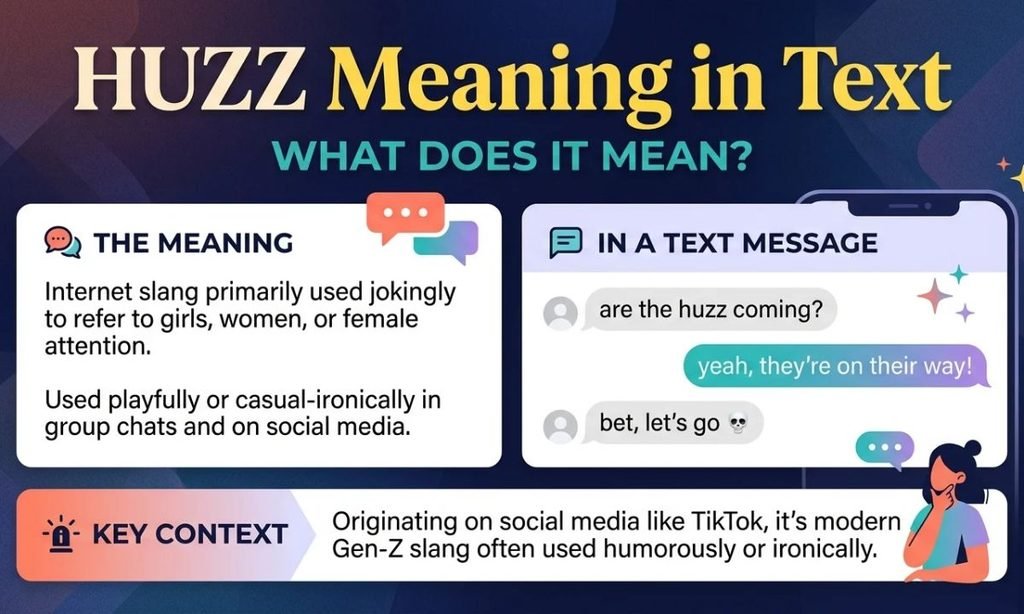 Huzz Meaning in Text