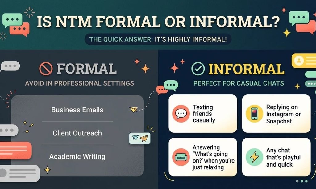 Is NTM Formal or Informal
