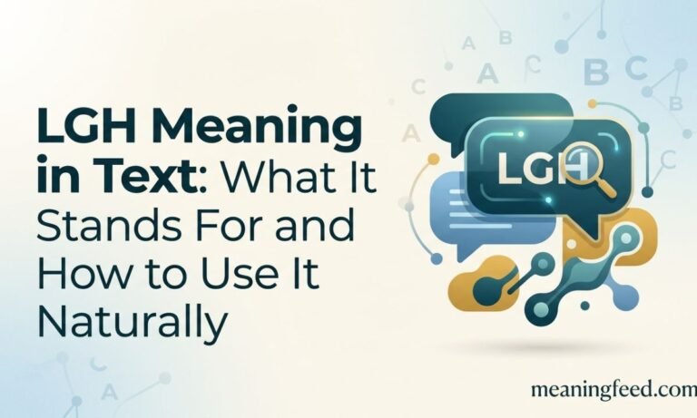 LGH Meaning in Text: What It Stands For and How to Use It Naturally