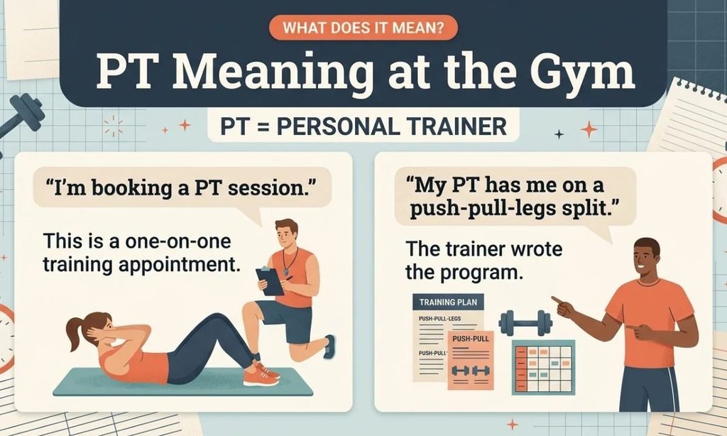 PT Meaning at the Gym