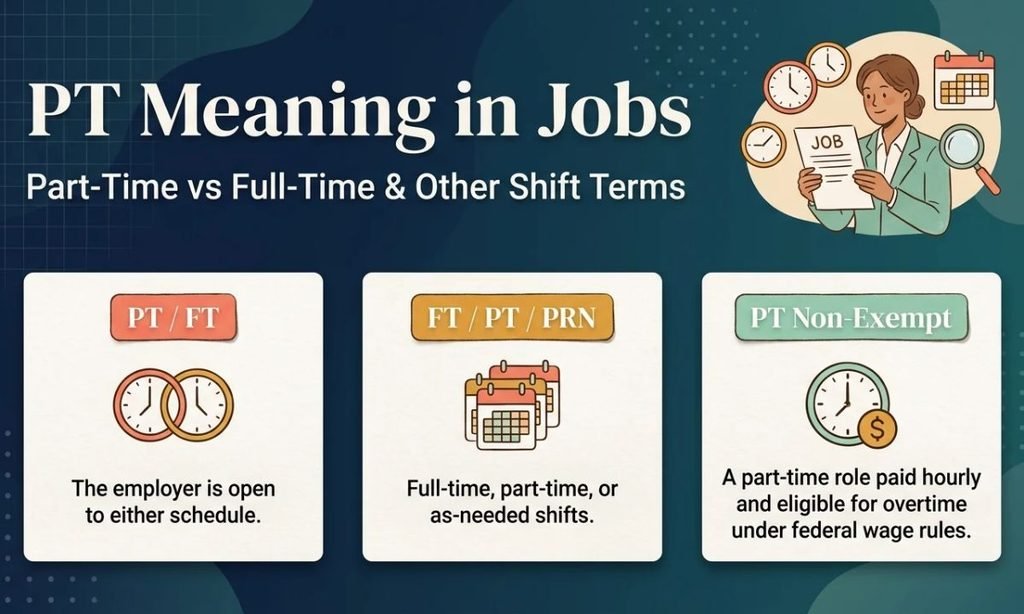 PT Meaning in Jobs: Part-Time vs Full-Time