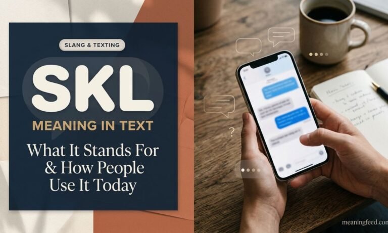 SKL Meaning in Text: What It Stands For How People Use It Today