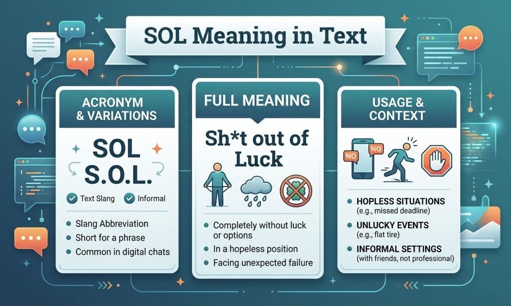 Sol Meaning in Text