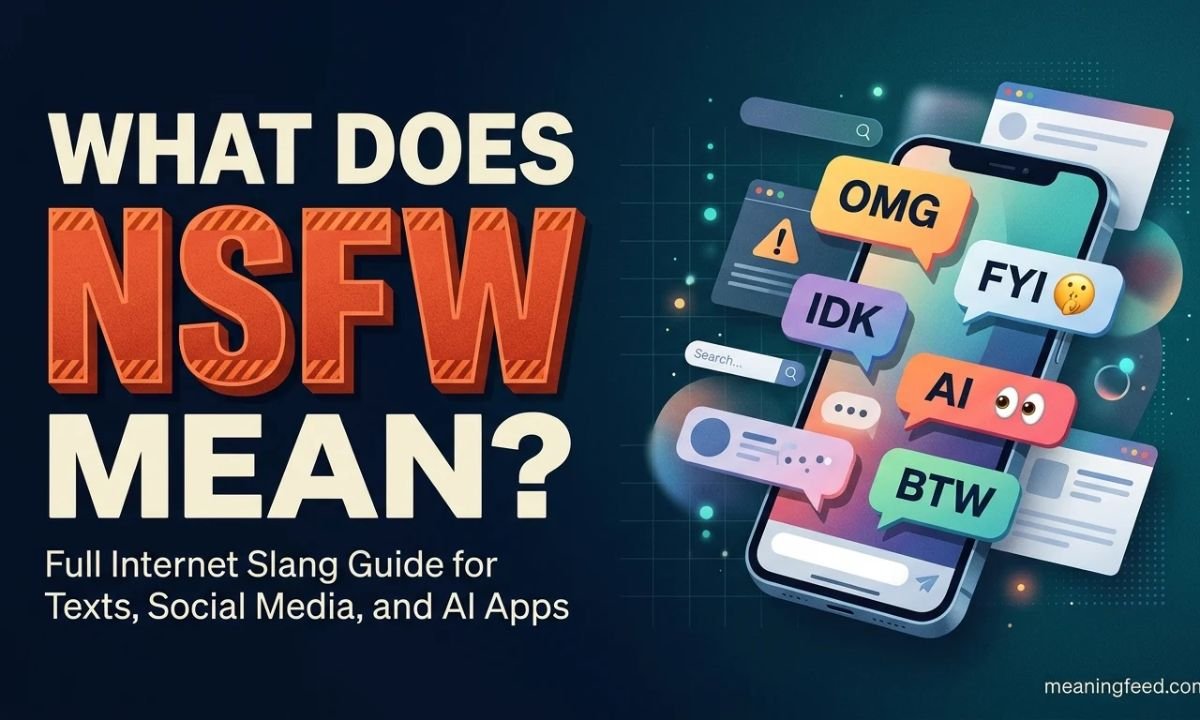 What Does NSFW Mean? Full Internet Slang Guide for Texts, Social Media, and AI Apps
