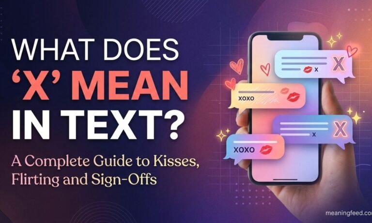 What Does X Mean in Text? A Complete Guide to Kisses, Flirting and Sign-Offs