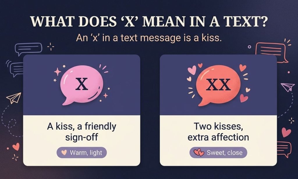 What Does X Mean in Text
